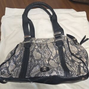 Black and Gray Women's Handbag